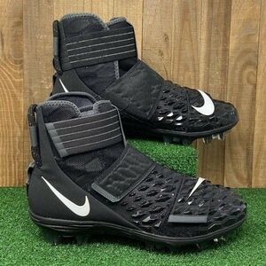 NEW Nike AH3999-001 Force Savage Elite 2 Black White Men's Football Mens SZ 9.5